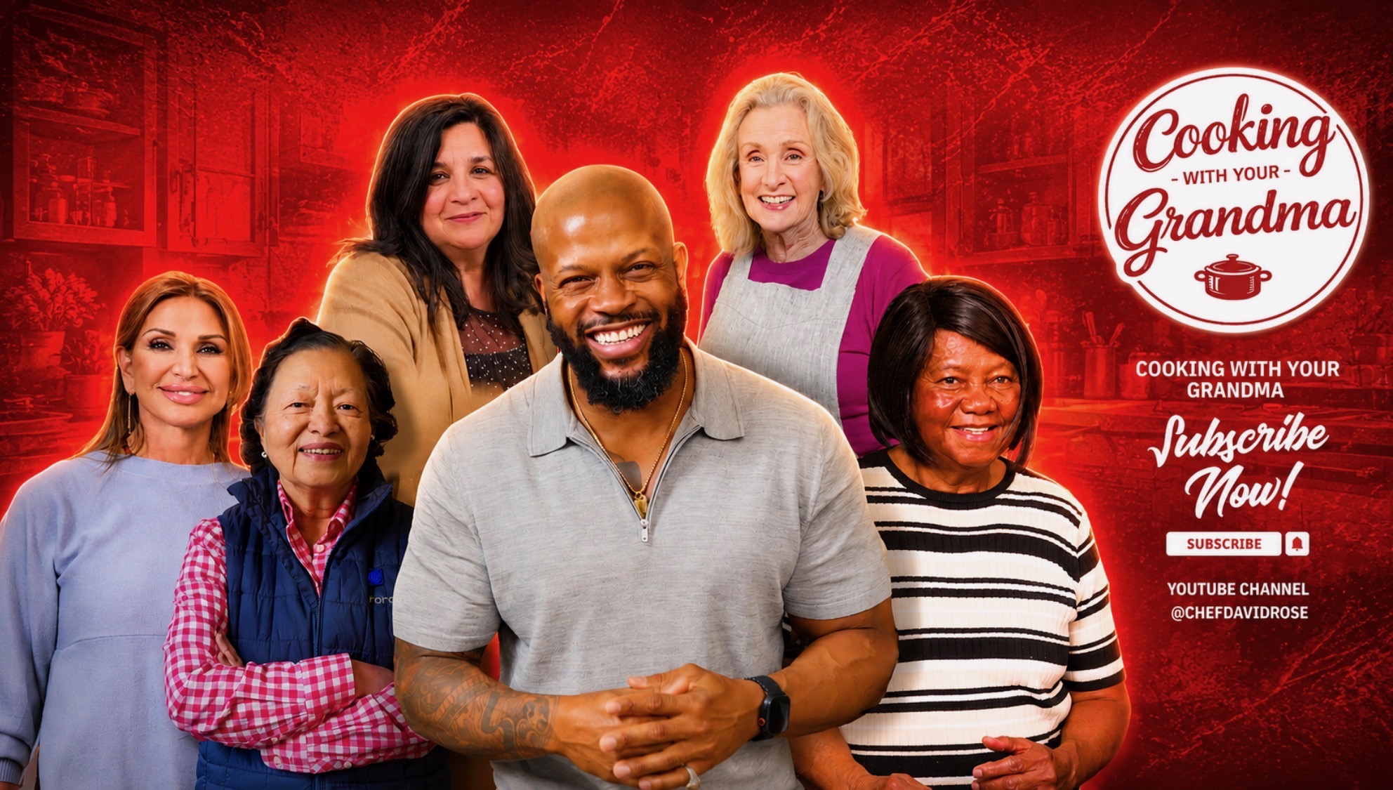 Cooking with your Grandma - Chef David Rose with the Grandmas